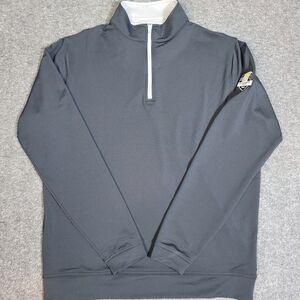 Peter Millar 1/4 Zip Performance Pullover M Gray Crusader Cup 2024 Golf